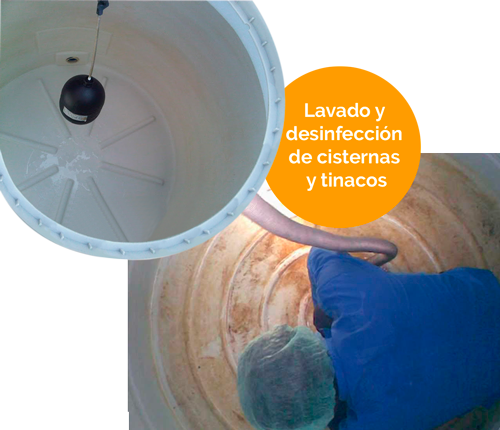 limpieza de tinacos y cisternas